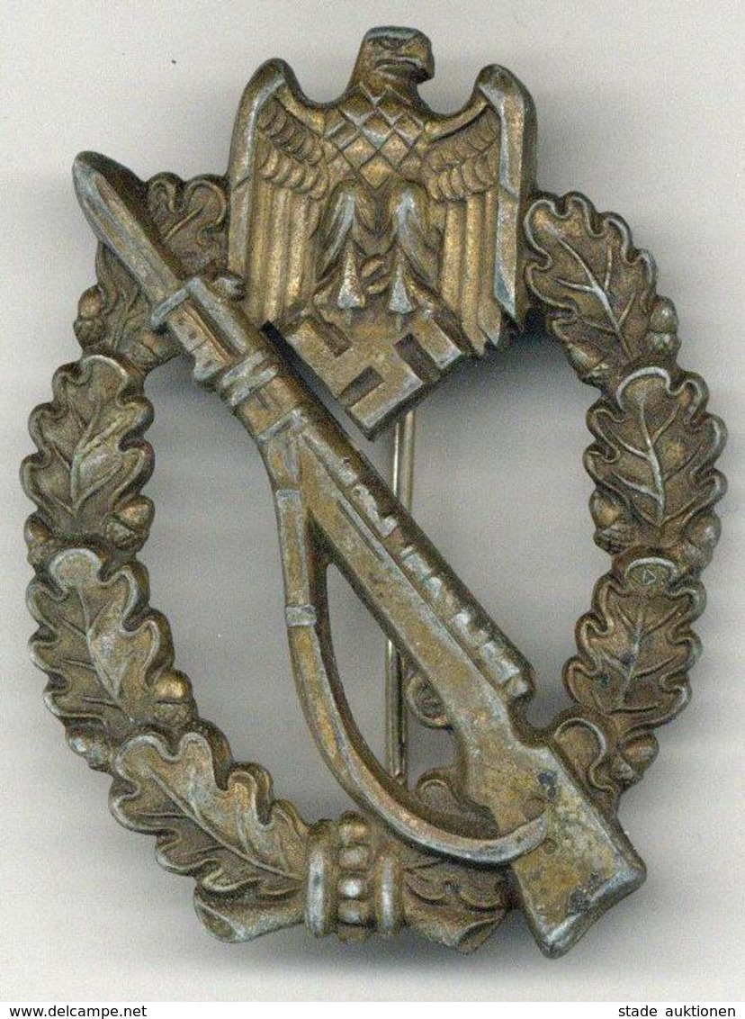 WK II Orden MILITARIA - ORDEN - INFANTERIE-STURMABZEICHEN In Bronze I-II - Guerre 1939-45