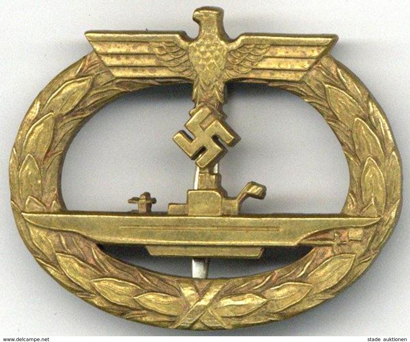 WK II Orden MILITARIA - ORDEN - U-BOOT-KRIEGSABZEICHEN I - Guerra 1939-45