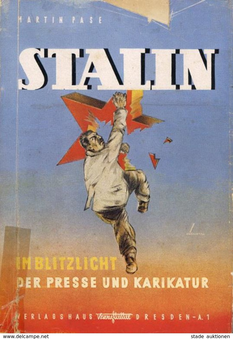 Buch STALIN - STALIN Im Blitzlicht Der Presse Und KARIKATUR - 156 Seiten Voll Bebildert!! Mit JUDAIKA!! Umschlag Beschäd - War 1939-45