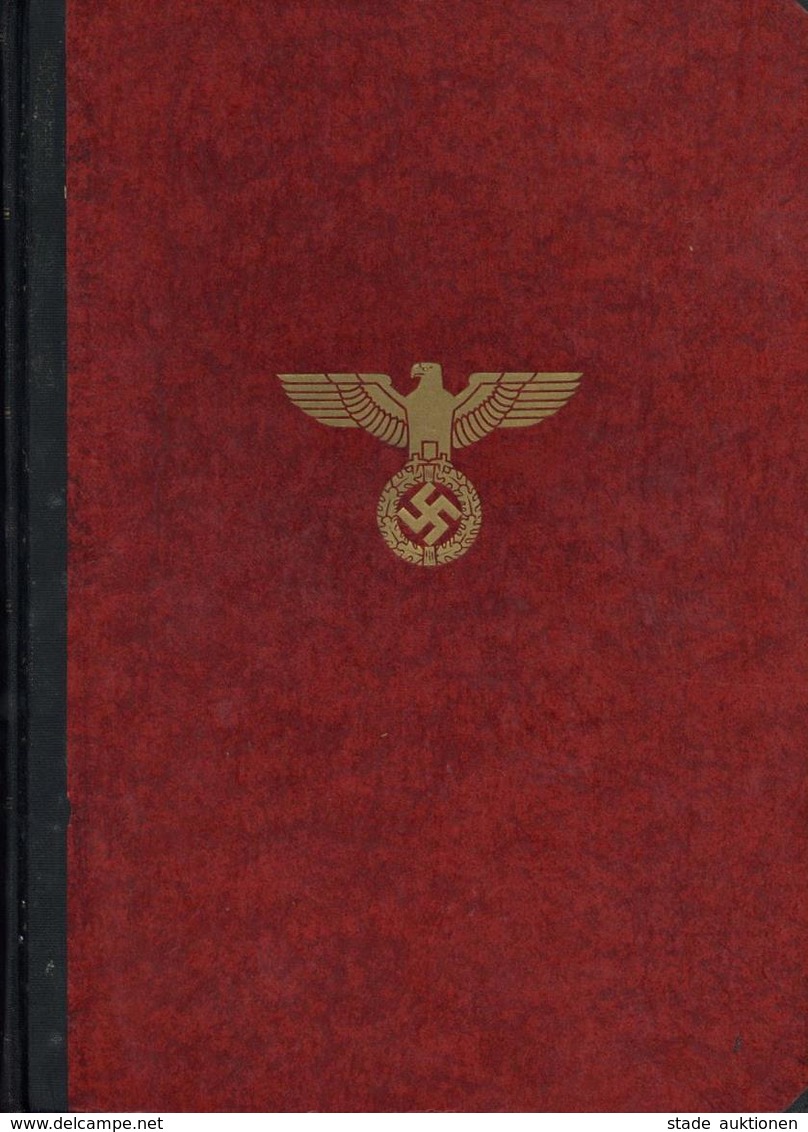 BUCH WK II - REICHSGESETZBLATT 2.Halbjahr 1938 -großes Dickes NS-Buch Mit 2018 Seiten - Hochinformativ Mit Allen NSDAP-G - War 1939-45