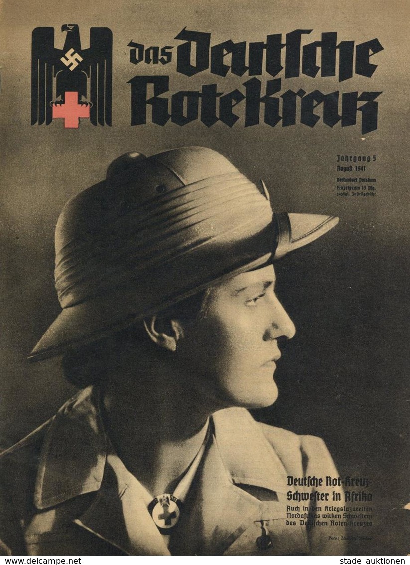 Buch WK II Das Deutsche Rote Kreuz Lot Mit 3 Heften 1940/41 Verlag Des Deutschen Roten Kreuzes Viele Abbildungen II (fle - War 1939-45