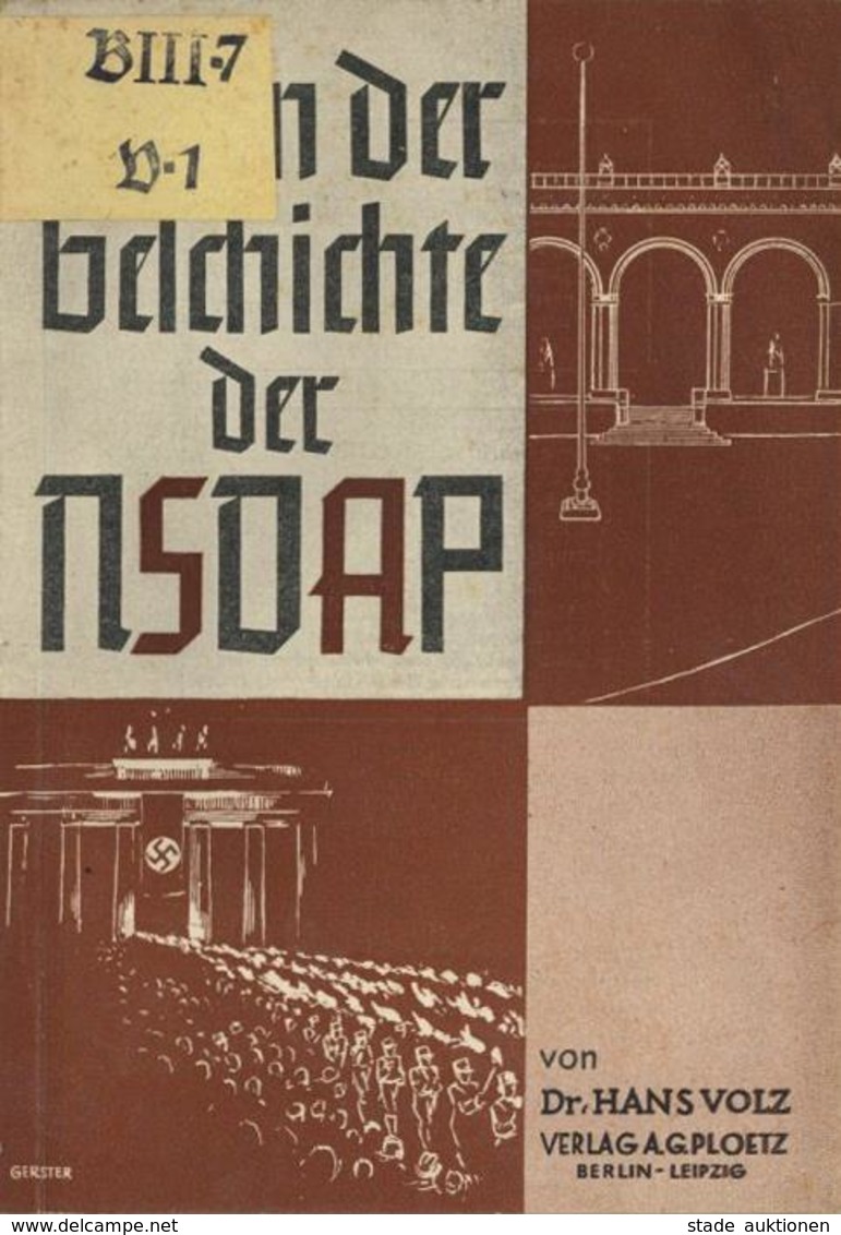 Buch WK II Daten Der Geschichte Der NSDAP Volz, Hans Dr. 1943 Verlag A. G. Plötz II - War 1939-45