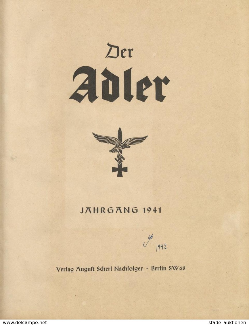 Buch WK II Der Adler 19418 Heft 1 - 26 Gebunden Sehr Viele Abbildungen II - War 1939-45