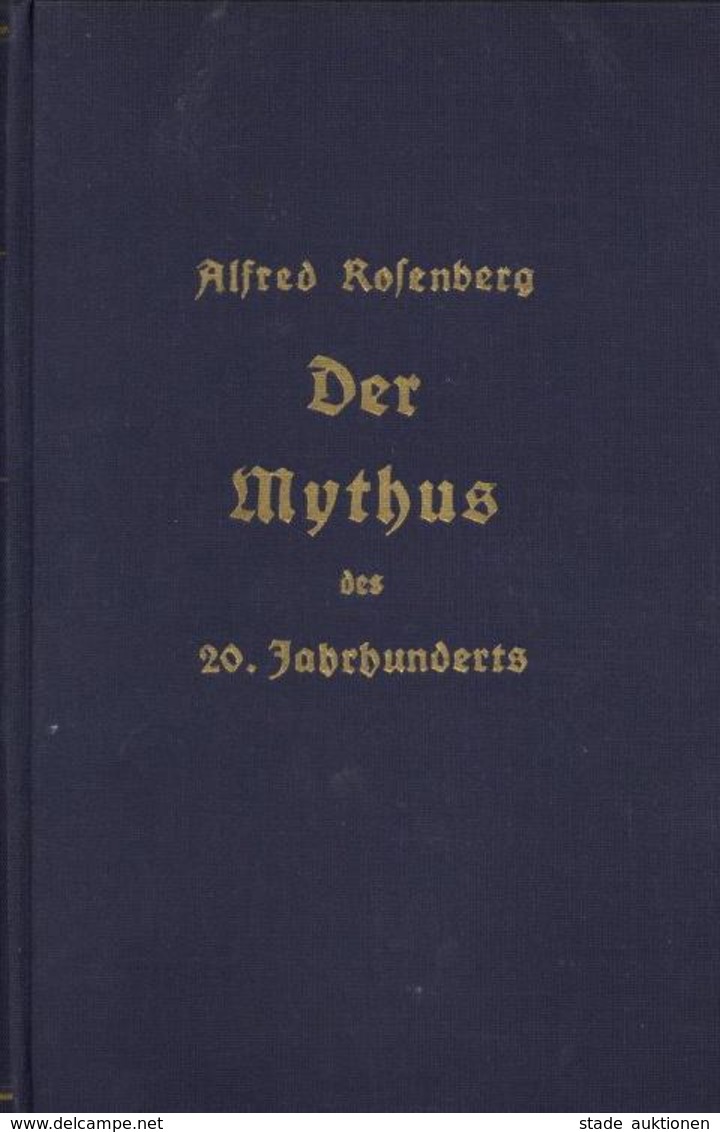 Buch WK II Der Mythus Des 20. Jahrhunderts Rosenberg, Alfred 1935 Hoheneichen Verlag 712 Seiten II - War 1939-45