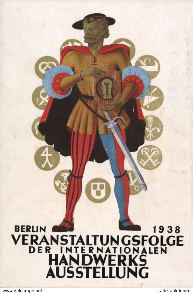Buch WK II Erste Internationale Handwerksausstellung Berlin 1938 Ausstellungsführer 46 Seiten Viele Abbildungen II (Buch - War 1939-45