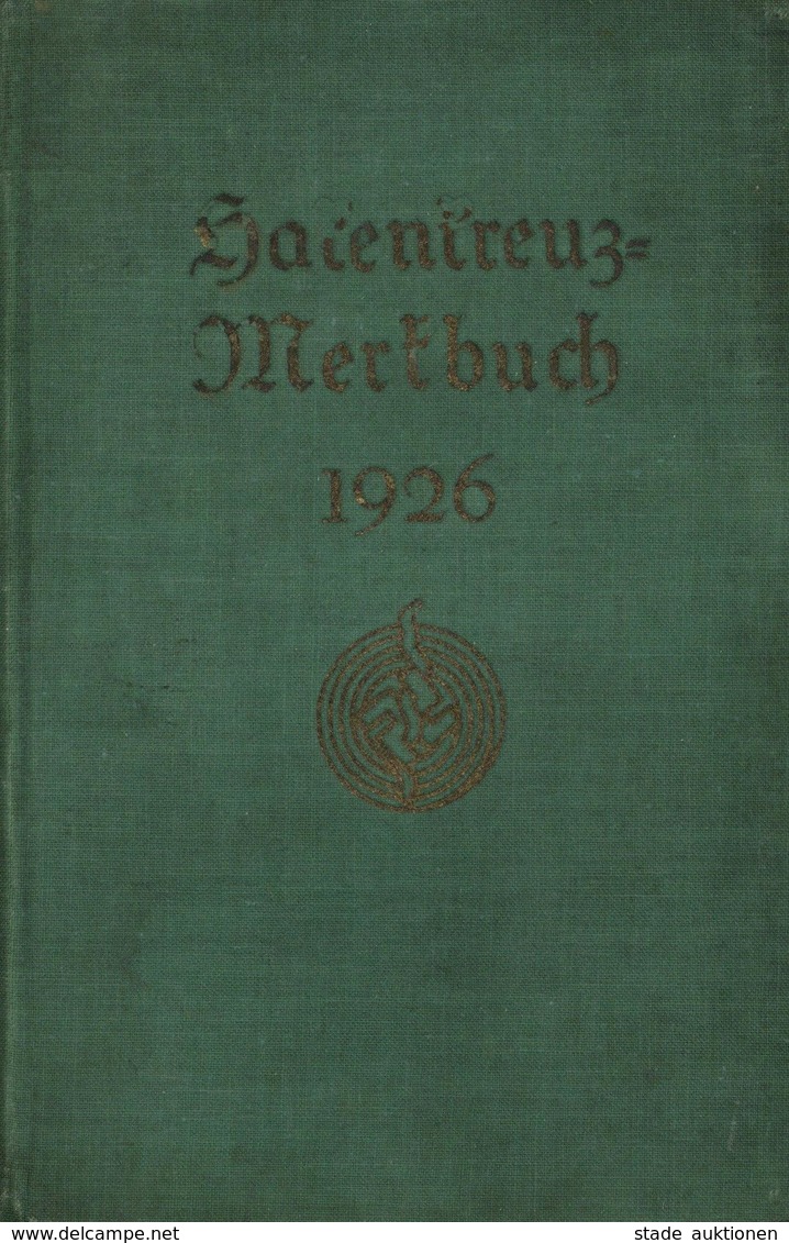Buch WK II Hakenkreuz Merkbuch 1926 Hakenkreuz Verlag Hellerau Bei Dresden 265 Seiten Nur Sehr Wenige Abbildungen II - War 1939-45