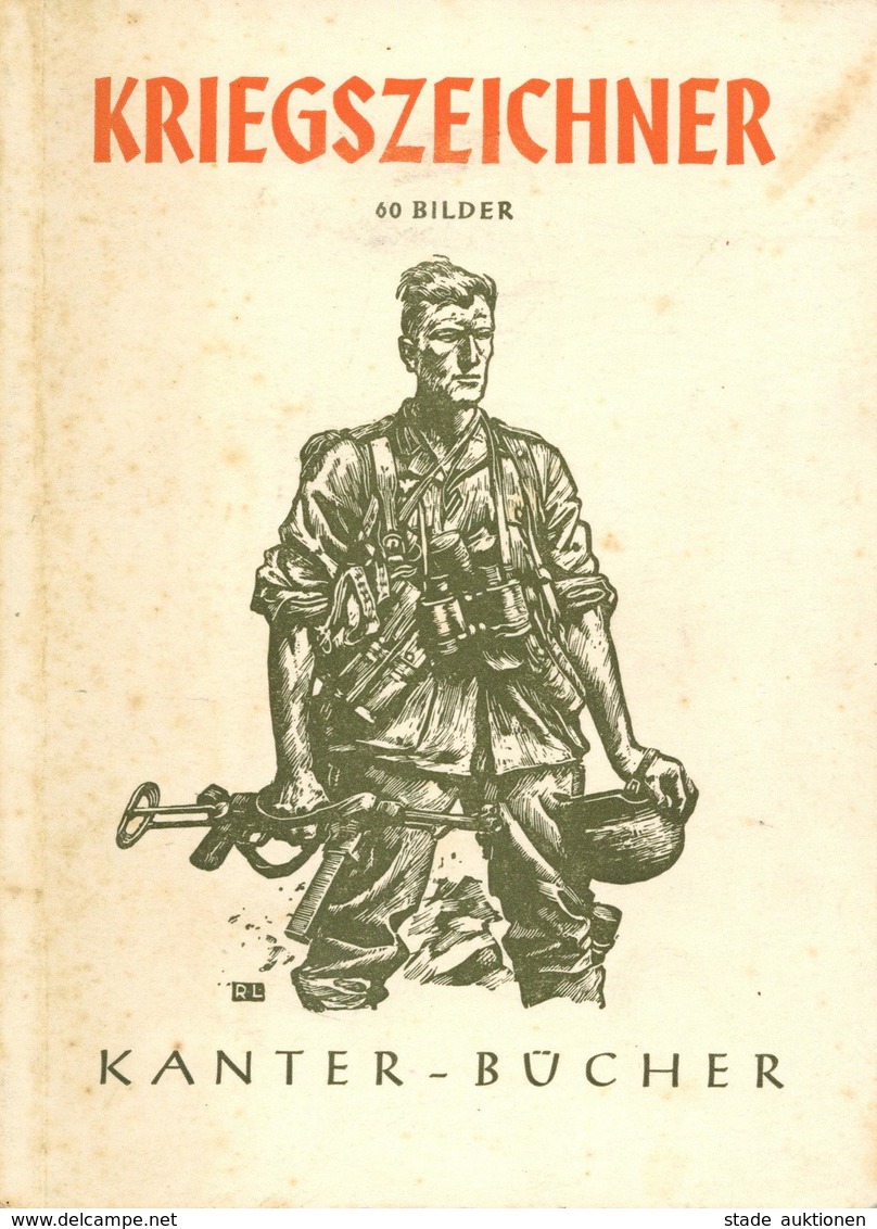 Buch WK II Kriegszeichner 60 Bilder Kanter Verlag II - War 1939-45