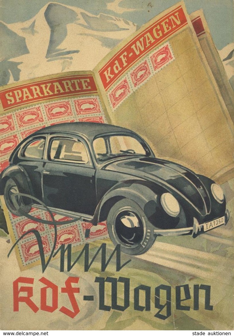 Buch WK II Mein KdF Wagen VW 32 Seiten Sehr Viele Abbildungen II (repariert) - War 1939-45