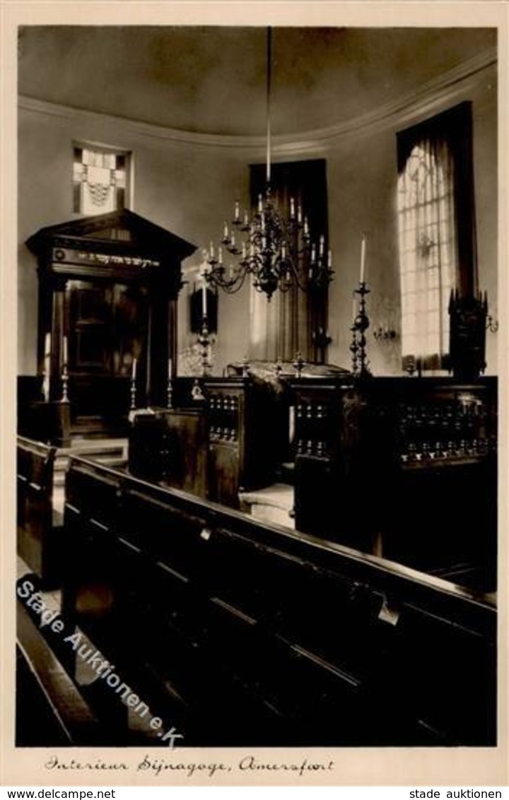 Synagoge Amersfoort (3811) Niederlande Innenansicht Foto AK I-II Synagogue - Judaísmo