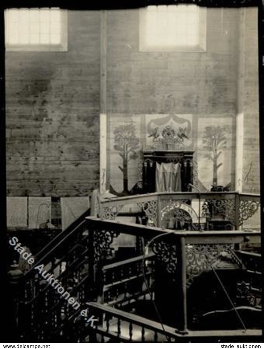 Synagoge Bukowina Innenansicht Foto 11,5 X 8,5 Cm I-II Synagogue - Judaisme