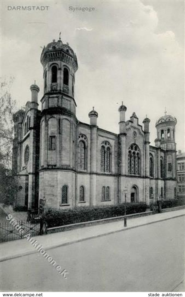 Synagoge Darmstadt (6100) Ansichtskarte I-II Synagogue - Judaisme