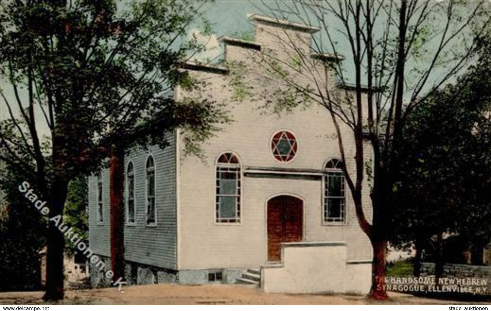 Synagoge Ellenville NY USA I-II Synagogue - Judaisme