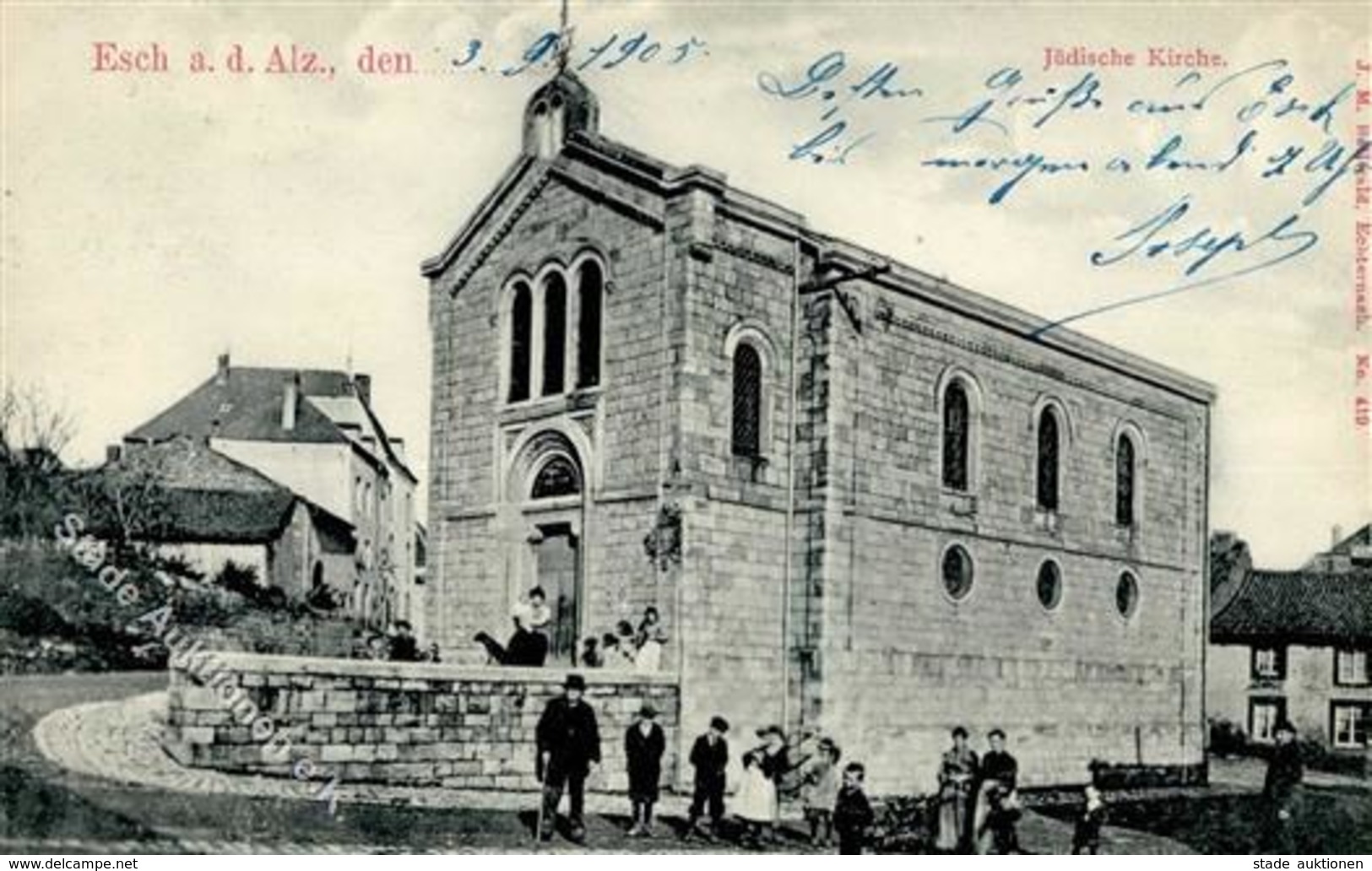 Synagoge ESCH A.d.Alz,Luxemburg - Jüdische Kirche I R! Synagogue - Judaisme