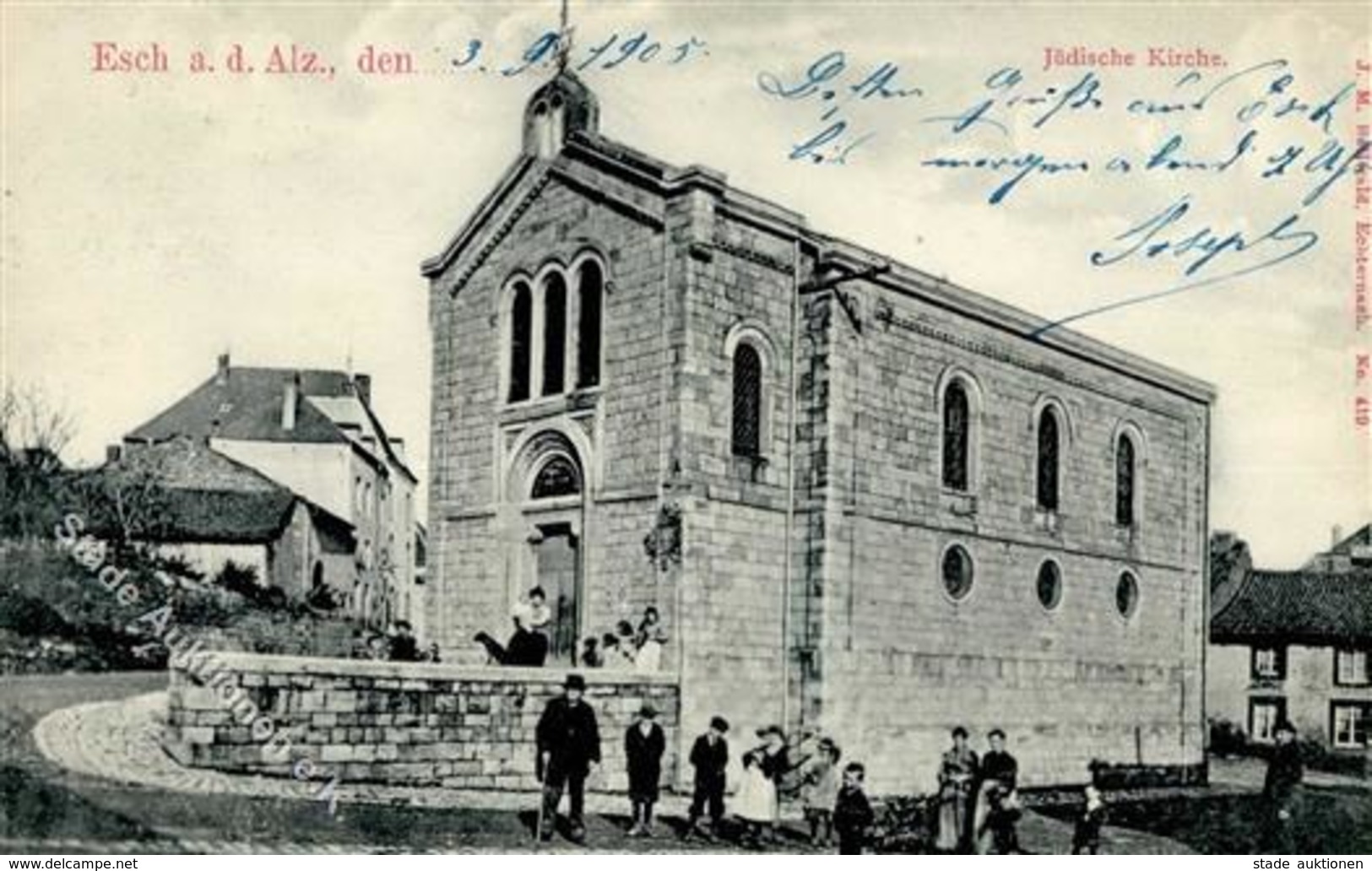 Synagoge ESCH A.d.Alz,Luxemburg - Jüdische Kirche I R! Synagogue - Judaika