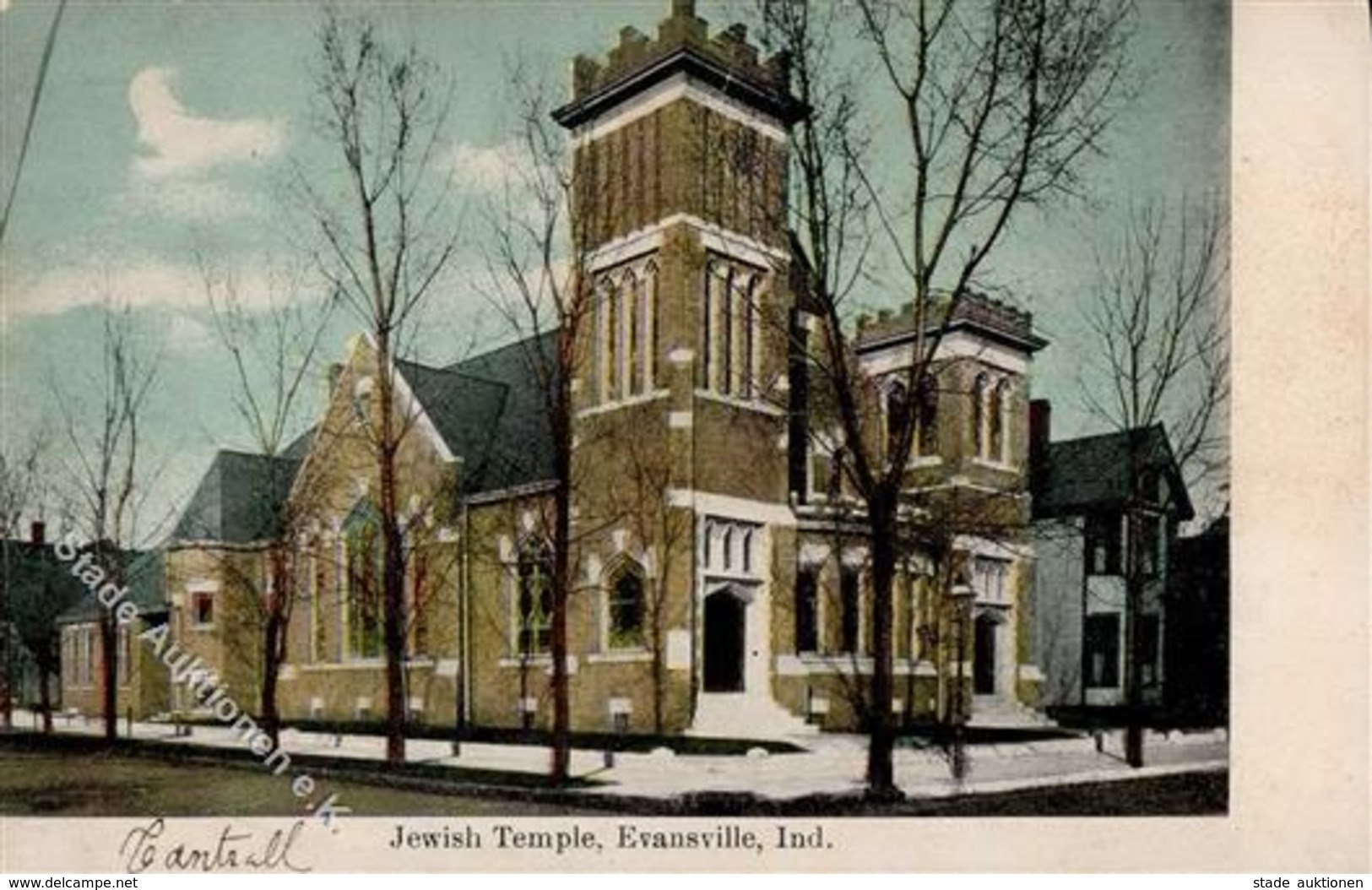 Synagoge Evansville Ind. USA  I-II Synagogue - Judaika