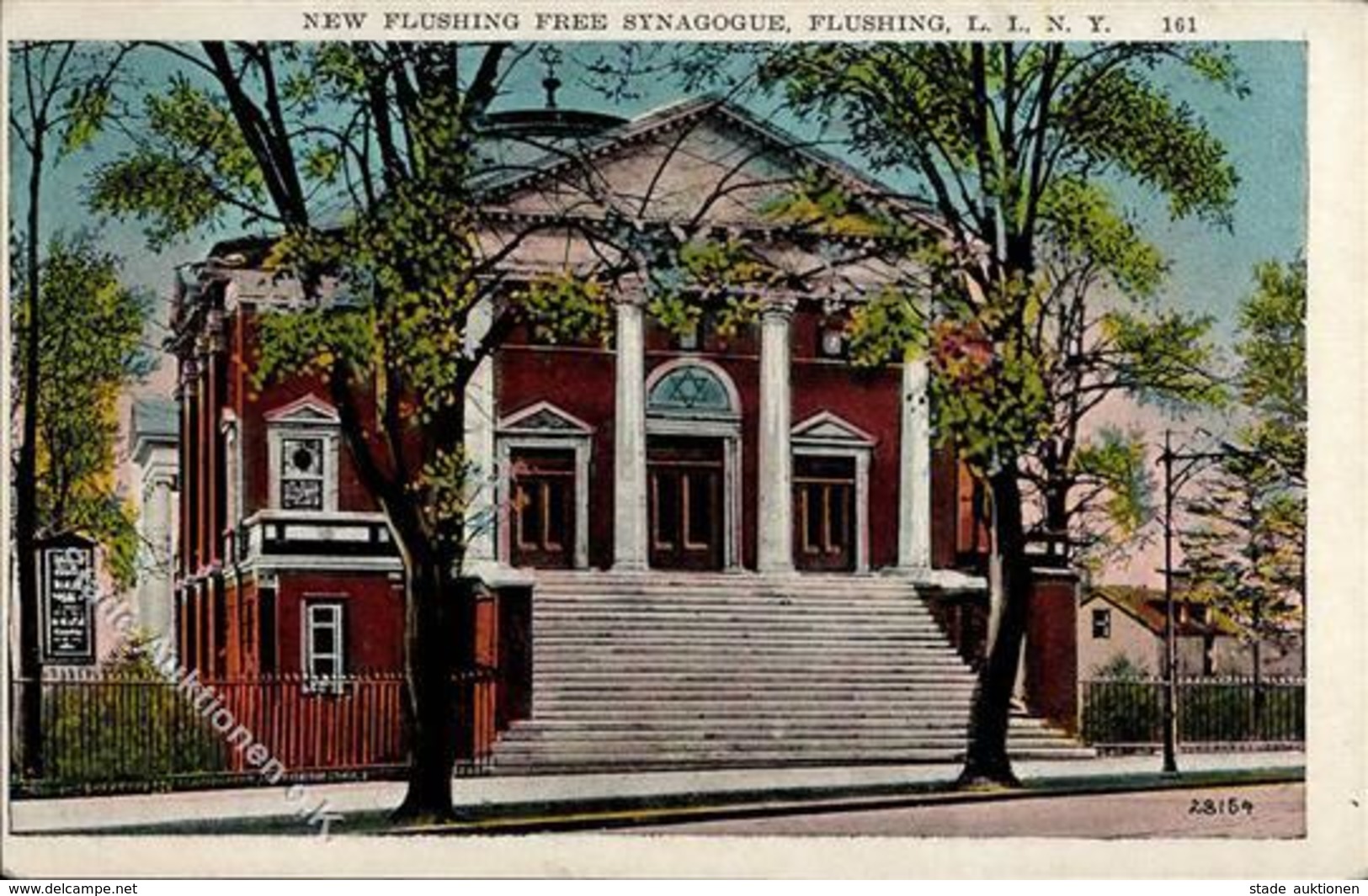 Synagoge Flushing L.I. NY USA I-II Synagogue - Jewish