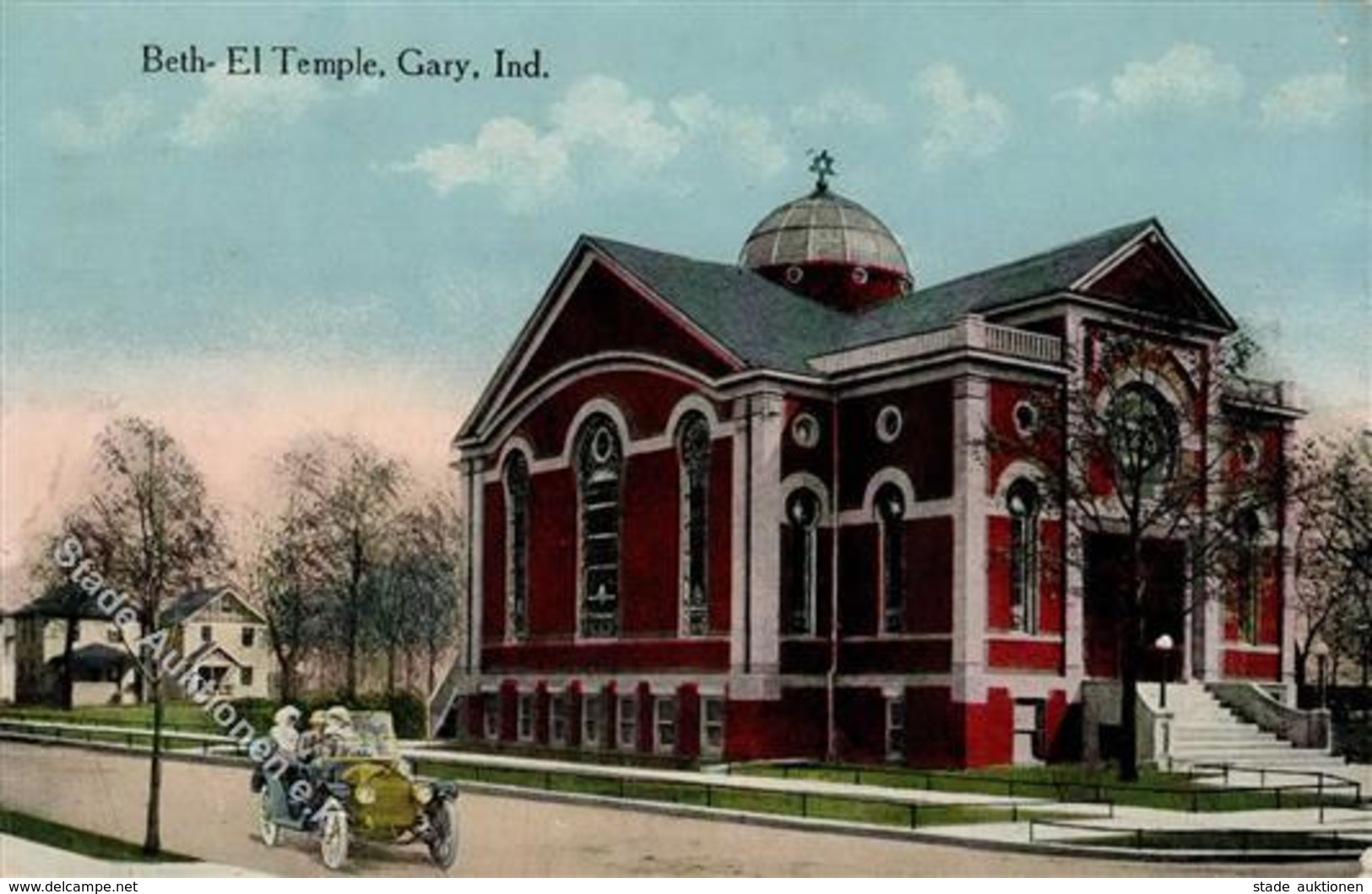 Synagoge Gary Ind. USA I-II Synagogue - Judaika