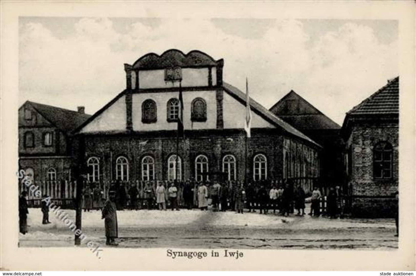 Synagoge Iwje Weissrussland Ansichtskarte I-II Synagogue - Judaisme