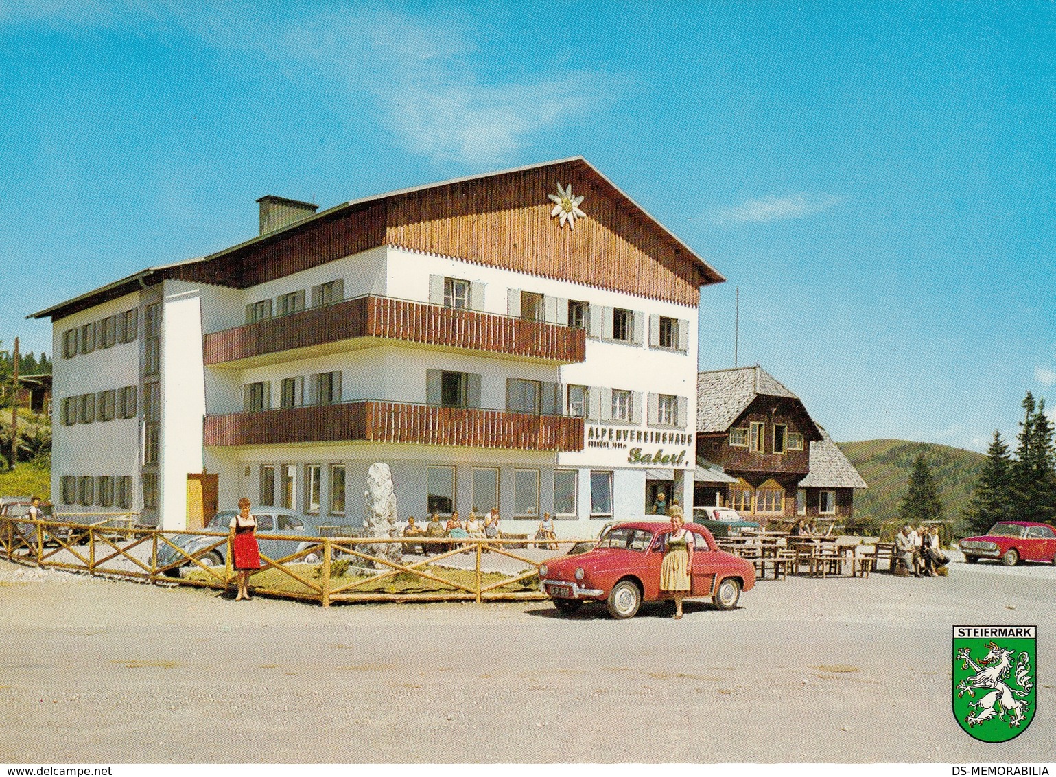 Salla - Alpenvereinshaus Gaberl , Renault Dauphine - Köflach