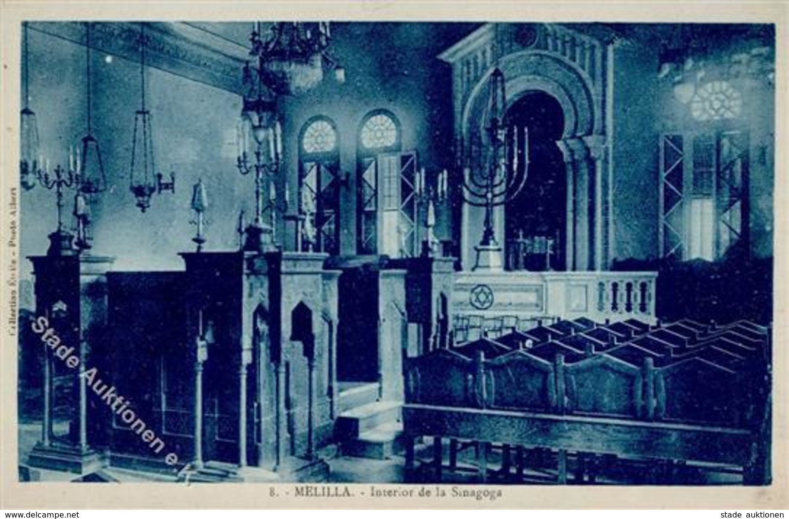 Synagoge Melilla Spanien Innenansicht I-II Synagogue - Judaisme