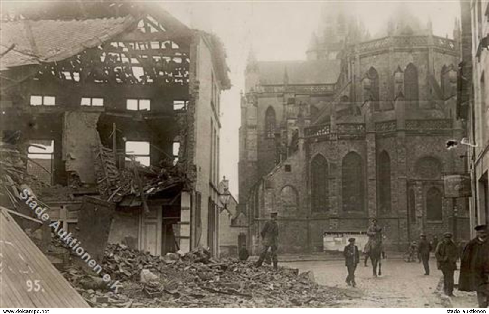 Synagoge MENIN,Belgien - Hdschrftl. Auf Foto-Ak I Synagogue - Judaika