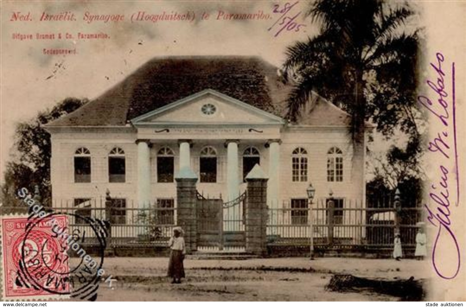 Synagoge PARAMARBO,Surinam - Ned.israet. Synagoge I-II Synagogue - Jewish