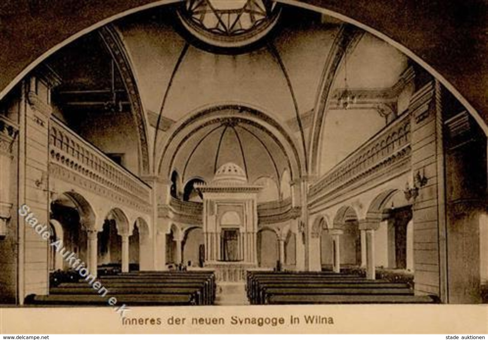 Synagoge WILNA - Inneres Der Synagoge I Synagogue - Judaisme