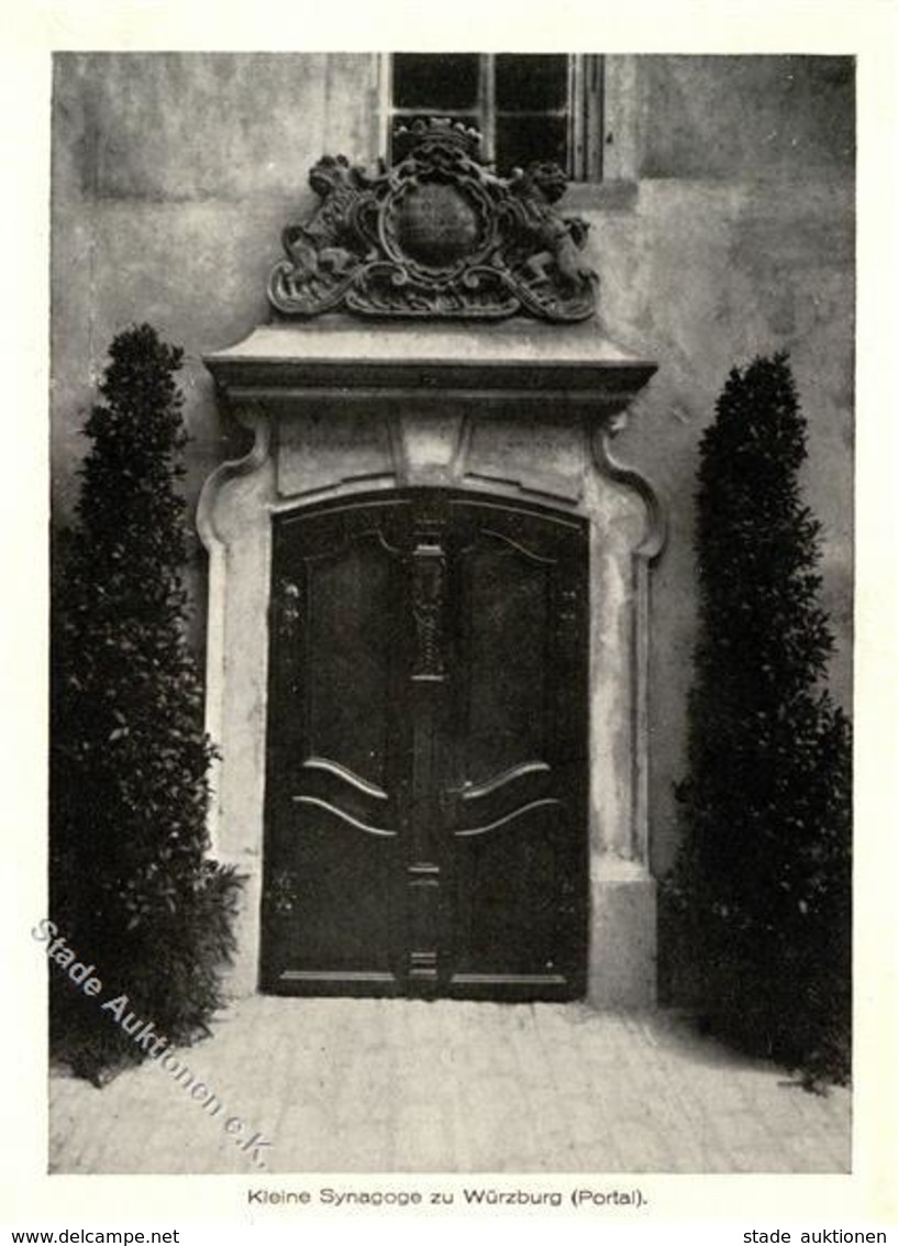 Synagoge WÜRZBURG - Kleine Synagoge Zu Würzburg I-II Synagogue - Judaisme