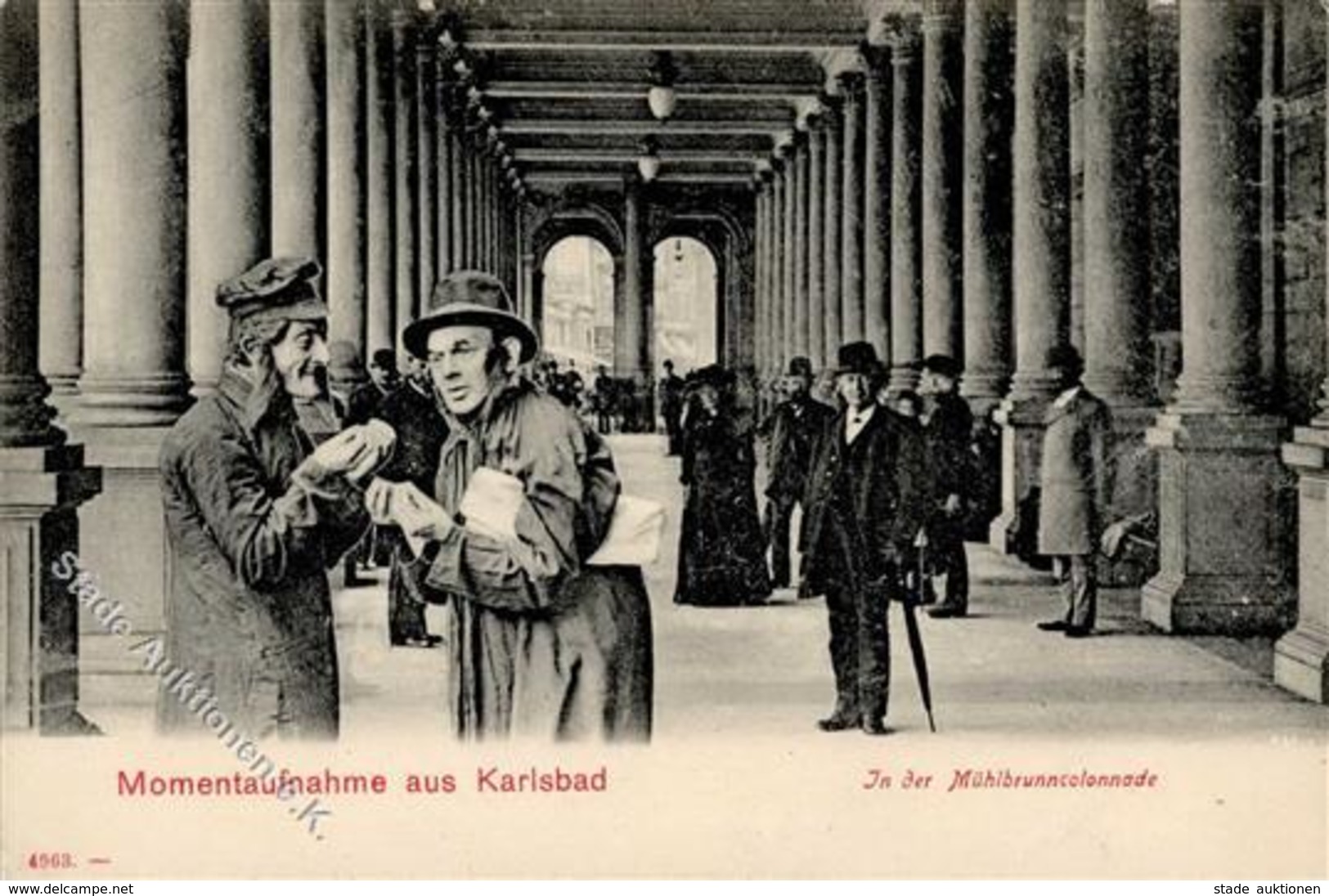 Judaika - KARLSBAD - Juden In Der Mühlbrunncolonade I Judaisme - Jewish