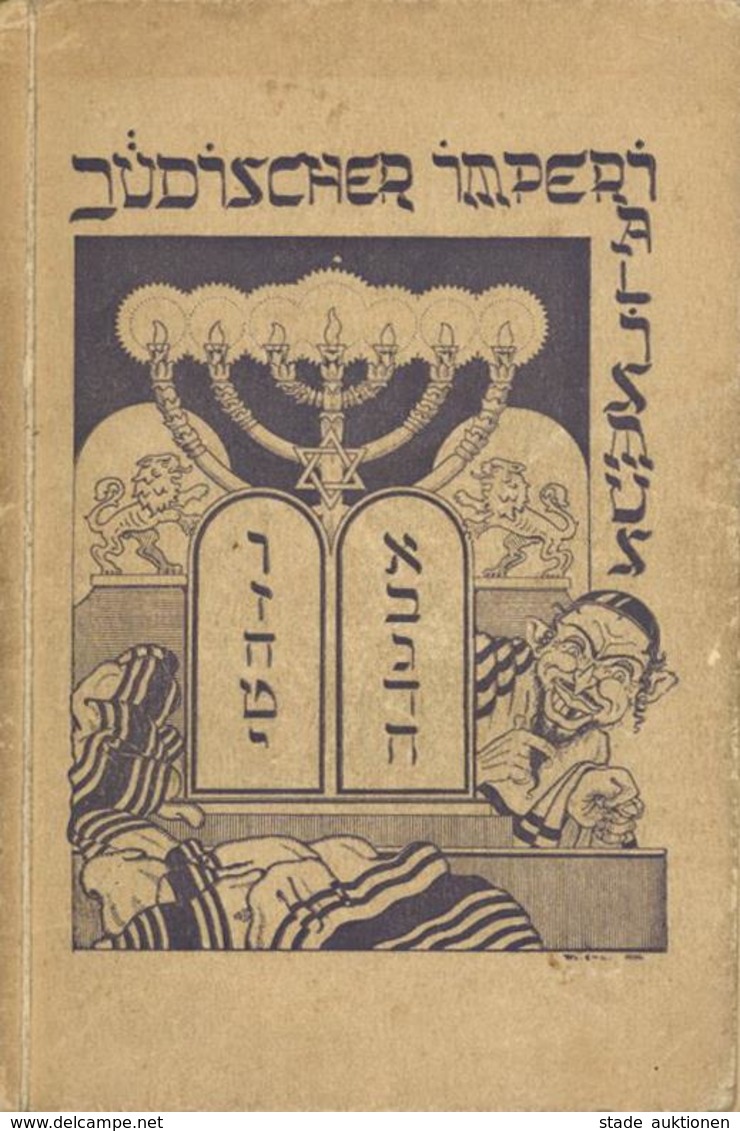 Judaika Buch Jüdischer Imperialismus Schwarz-Bostunitsch, Gregor 1935 Verlag Oskar Ebersberger 300 Seiten Diverse Abbild - Judaisme