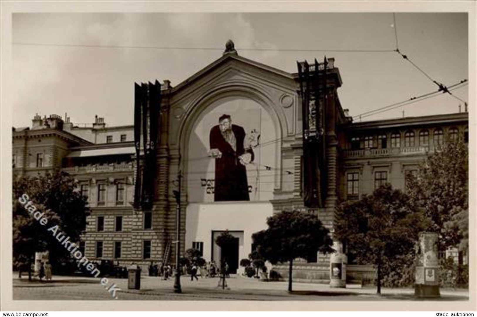 Judaika Der Ewige Jude Ausstellung In Wien Foto-Karte I-II Expo Judaisme - Jewish