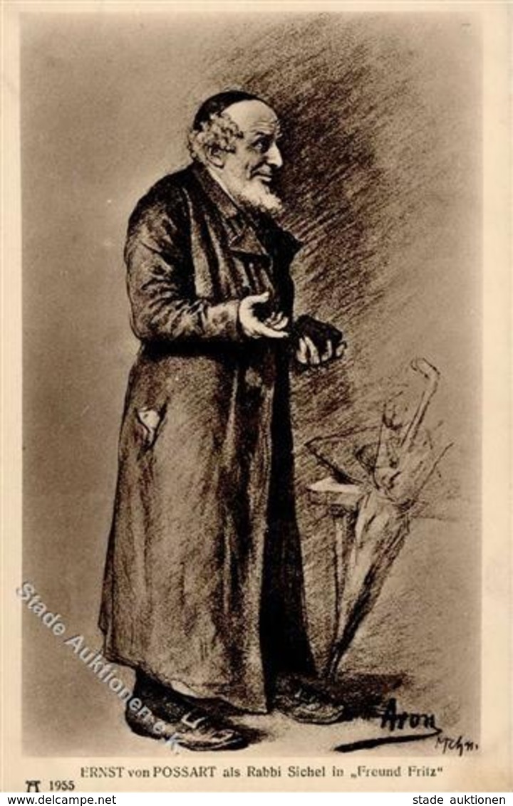 Judaika Ernst Von Possart Als Rabbi Sichel I-II Judaisme - Jewish