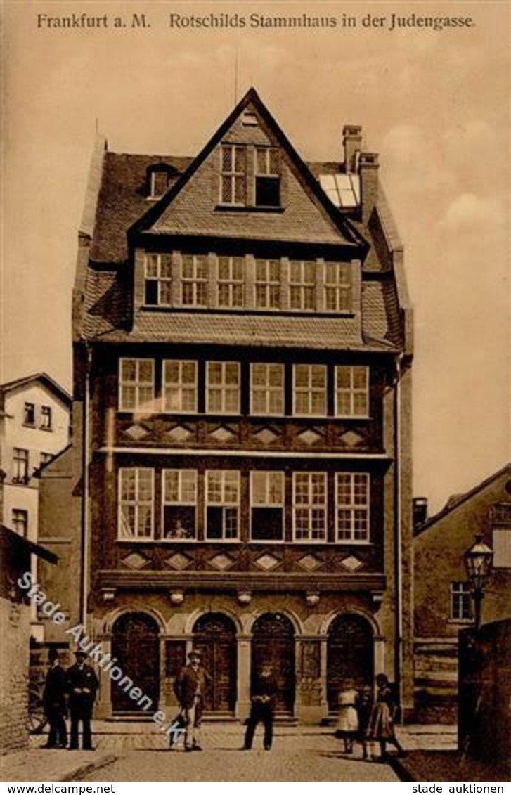 Judaika Frankfurt (6000) Rotschilds Stammhaus In Der Judengasse I-II Judaisme - Jewish