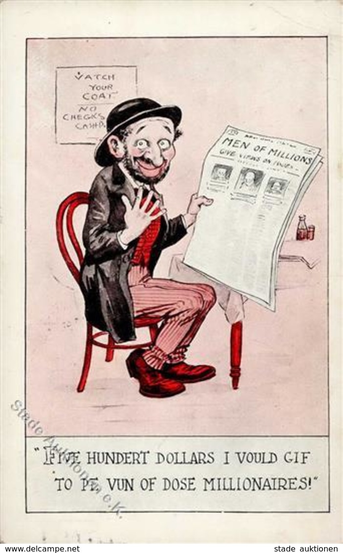 Judaika Humor 1914 I-II Judaisme - Jewish