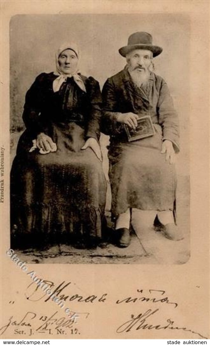 Judaika Jüdisches Paar 1902 I-II Judaisme - Jewish
