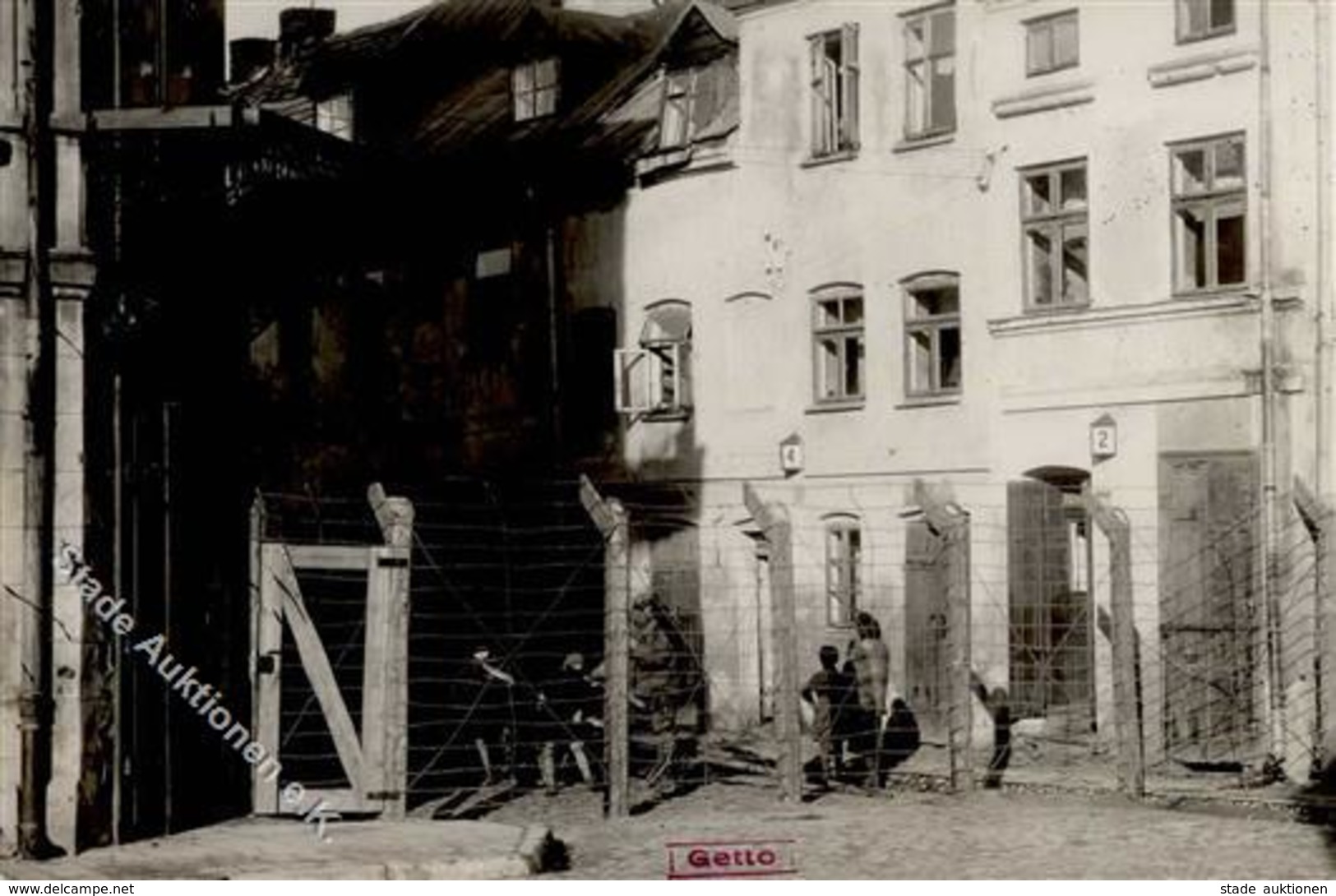 NS-JUDAIKA - Foto-Ak -GETTHO LENTSCHÜTZ-,Bez. Posen I Selten!! - Jewish