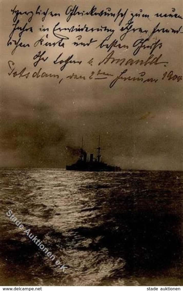 U-Boot Autograph Lothar Von Arnauld Späterer U-Boot Kommandant 1905 I-II - Warships