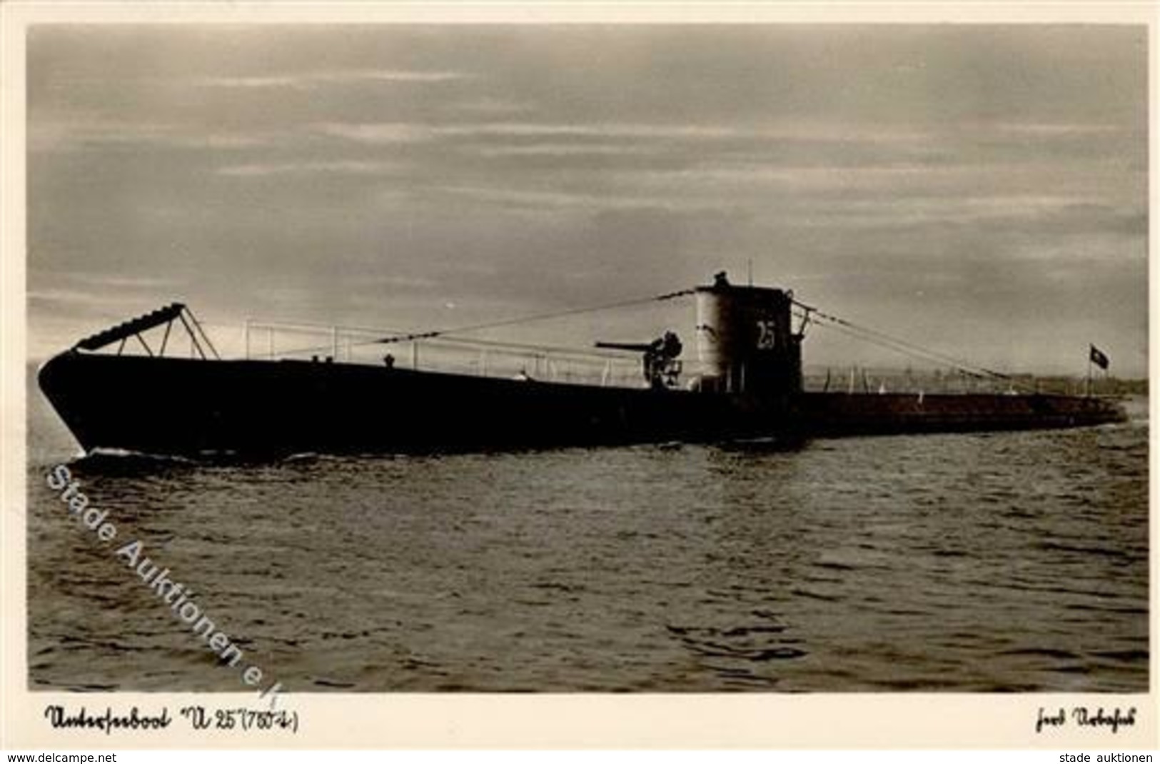 U-BOOT U 25 - 1936 I-II - Guerre