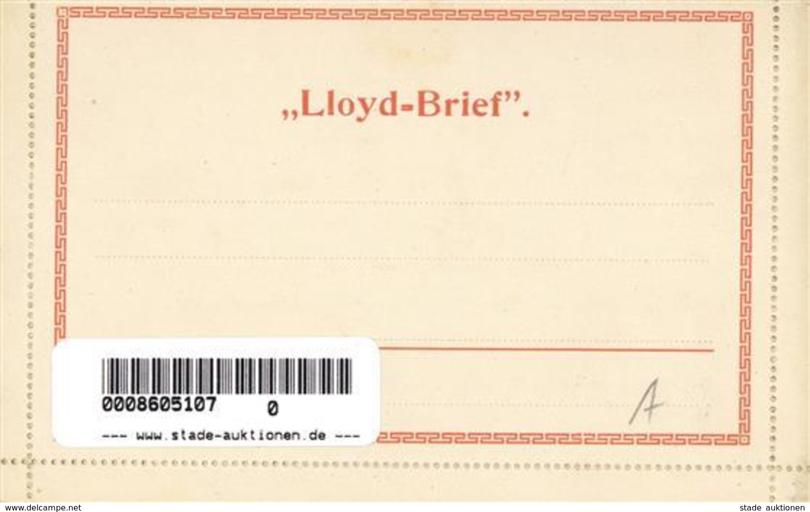 Schifffahrt Lloyd-Brief Rotterdamsche Lloyd SS Sindoro I-II - Warships