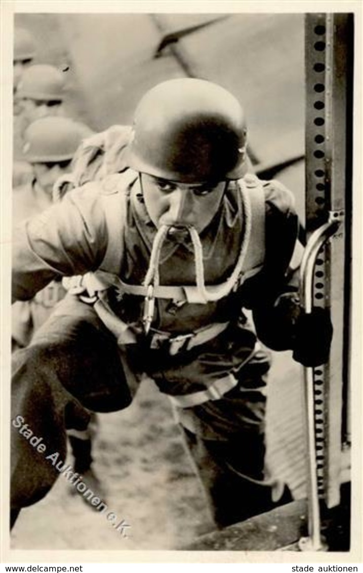 WK II MILITARIA - Foto-Ak - FALLSCHIRMJÄGER I-II - 1939-1945: 2ème Guerre