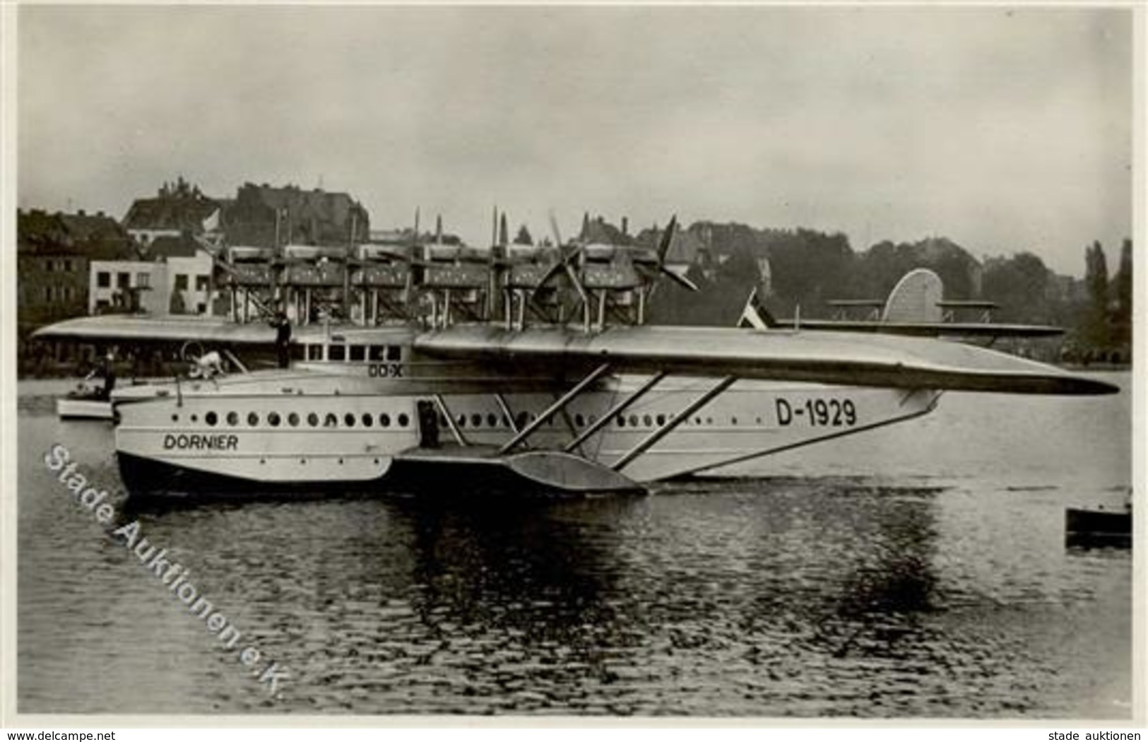 FLUGSCHIFF DOX - Landung DOX In MANNHEIM 1932 I - Aviateurs