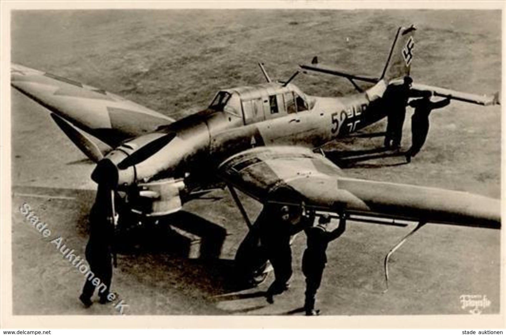 Junkers Sturzkampfflugzeug Ju 87 WK II   Foto AK I-II - 1939-1945: 2nd War