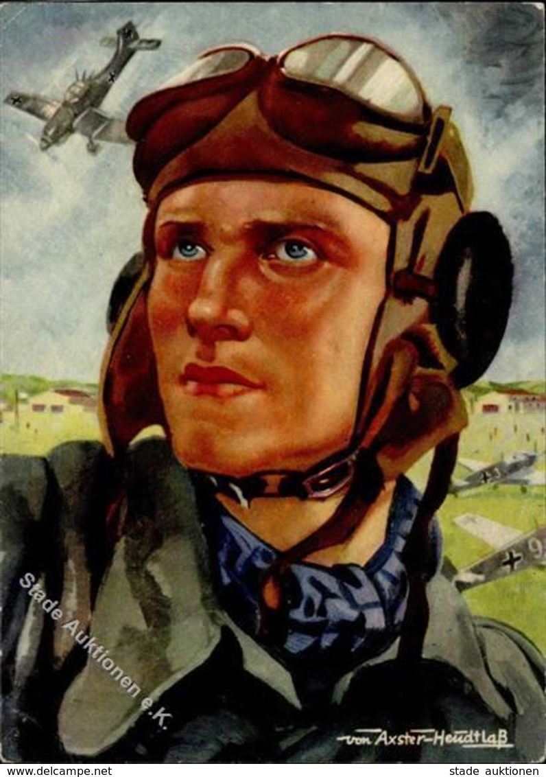 Flugwesen WK II Sign. Axter-Heudtlaß I-II Aviation - 1939-1945: 2nd War