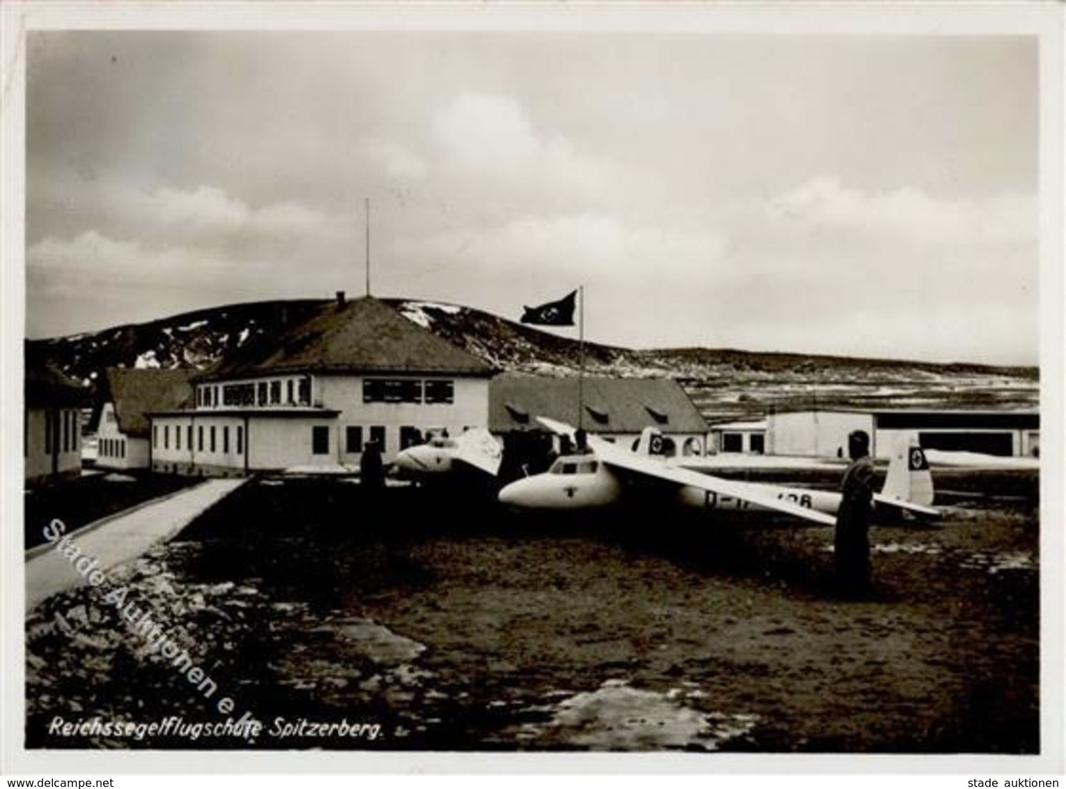 Segelflug WK II Reichsflugschule Spitzerberg Foto AK I-II - Airmen, Fliers