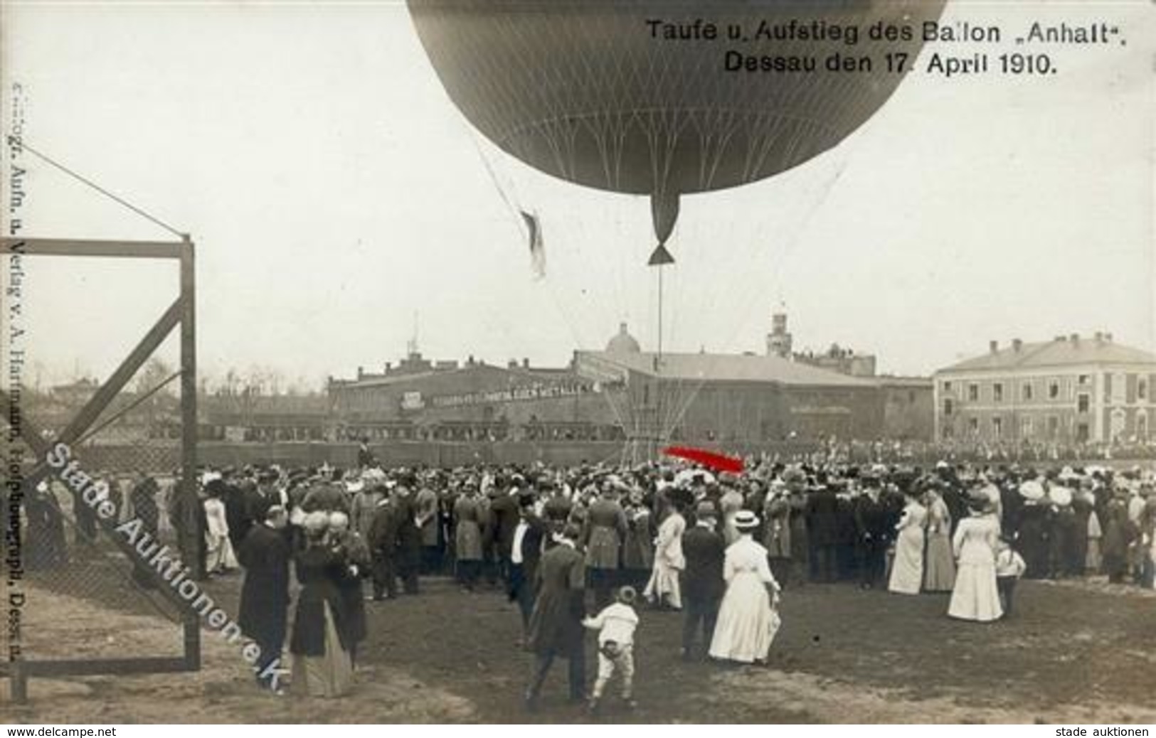 Ballon Dessau (O4500) Anhalt Taufe Und Aufstieg I-II - Montgolfières