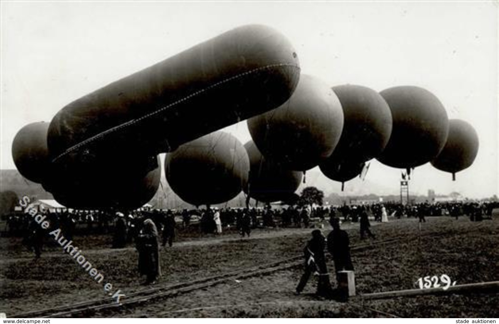 Ballon Zürich (8000) Schweiz Gordon Bennett Wettfliegen Foto AK I-II - Montgolfières