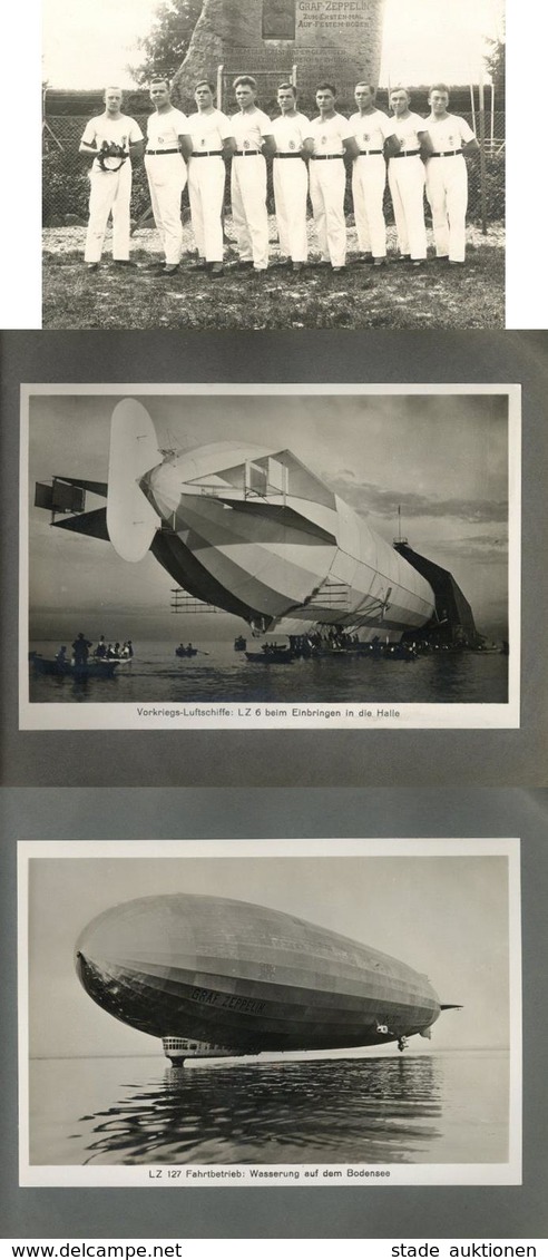 Zeppelin Album Mit 24 Bildern Sowie 5 Einzelne Fotos I-II Dirigeable - Airships