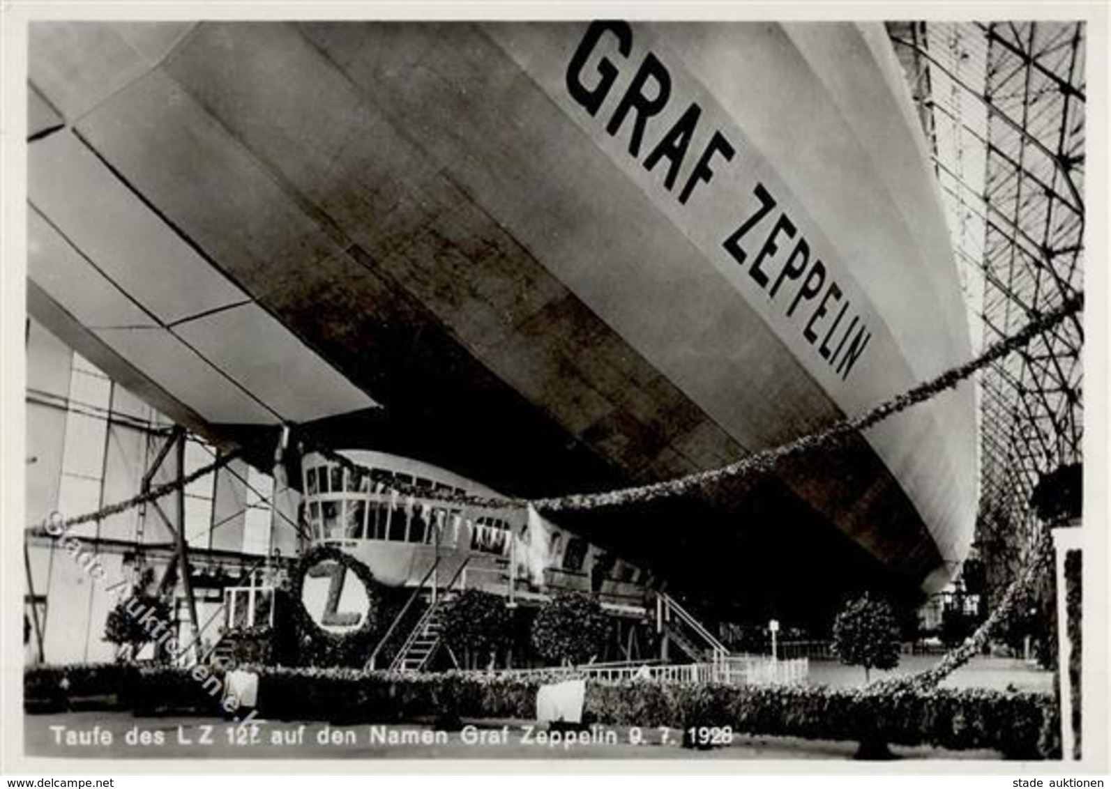 Zeppelin Taufe Des LZ 127 Auf Den Namen Graf Zeppelin  Foto AK I-II Dirigeable - Airships