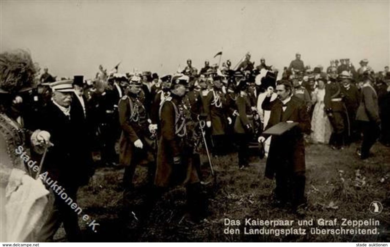 Zeppelin, F. Graf Von Und Das Kaiserpaar Foto AK I-II Dirigeable - Dirigeables