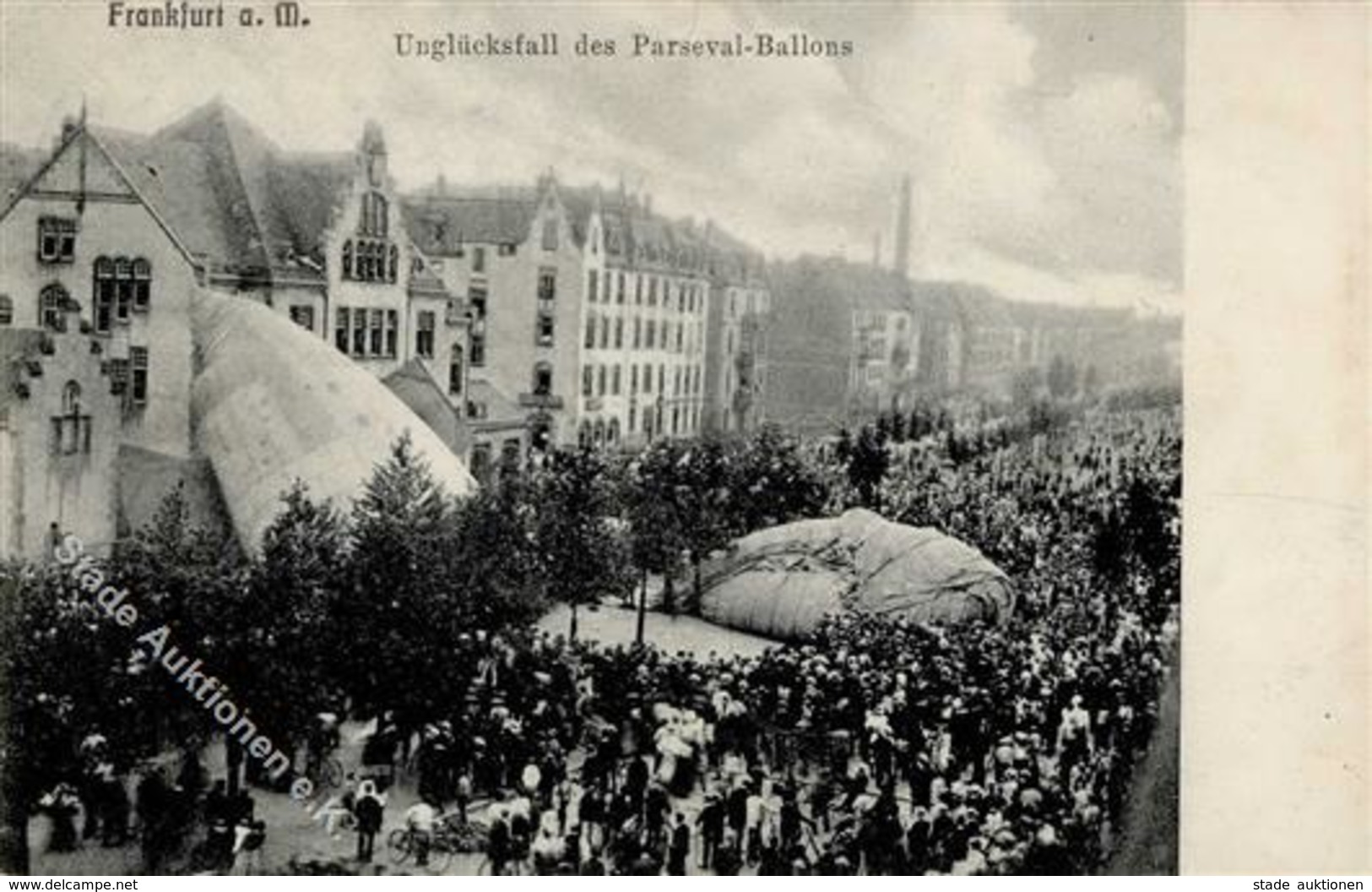 Parseval Frankfurt (6000) Unglück I-II (Marke Entfernt) - Airships